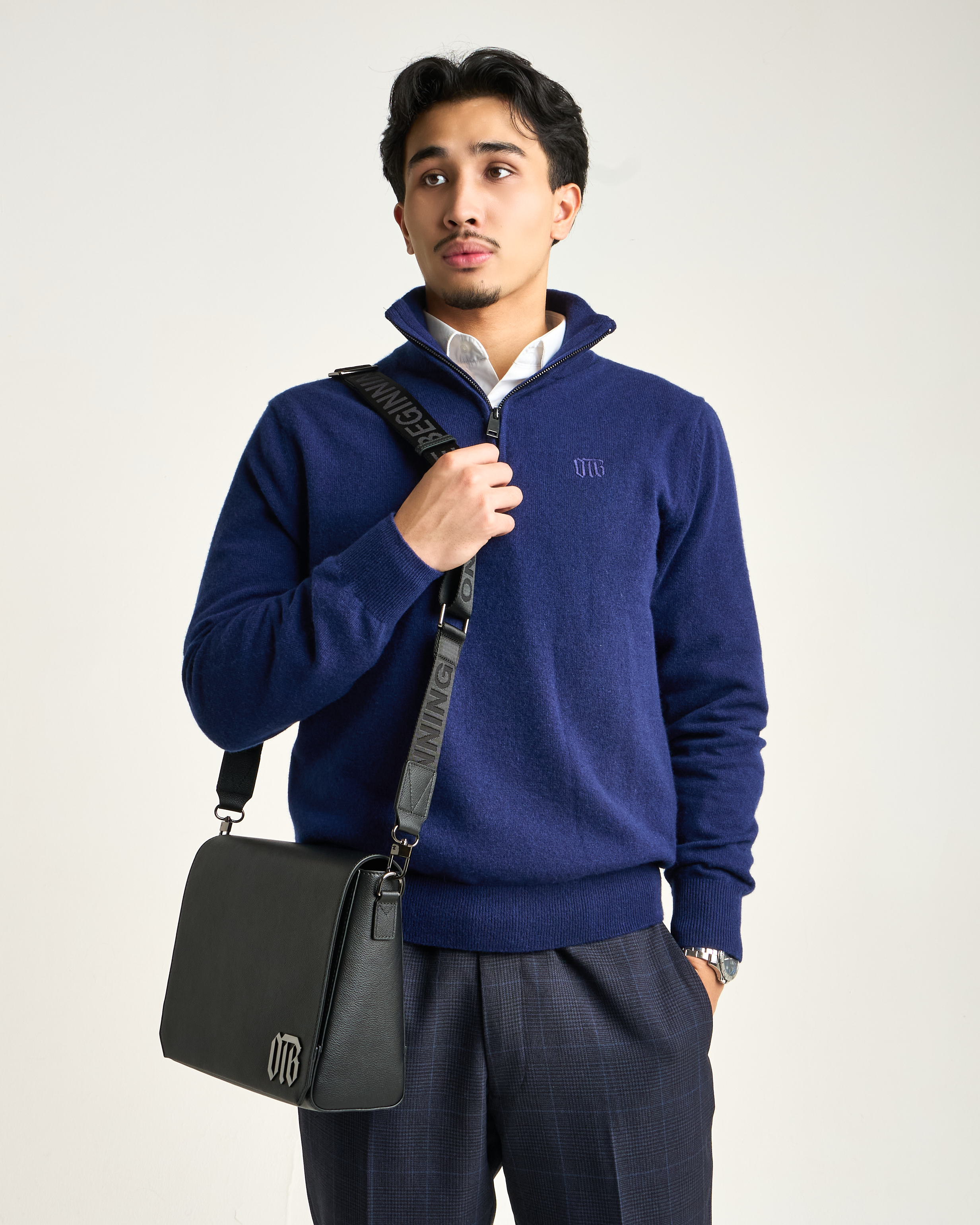 OTB Cashmere Quarter Zip