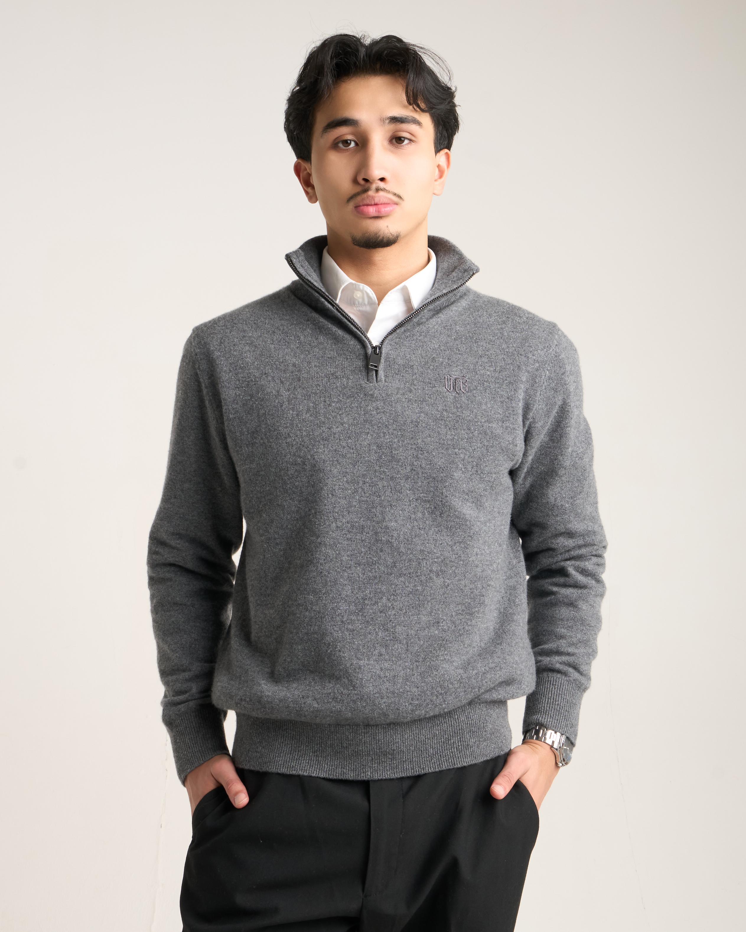 OTB Cashmere Quarter Zip