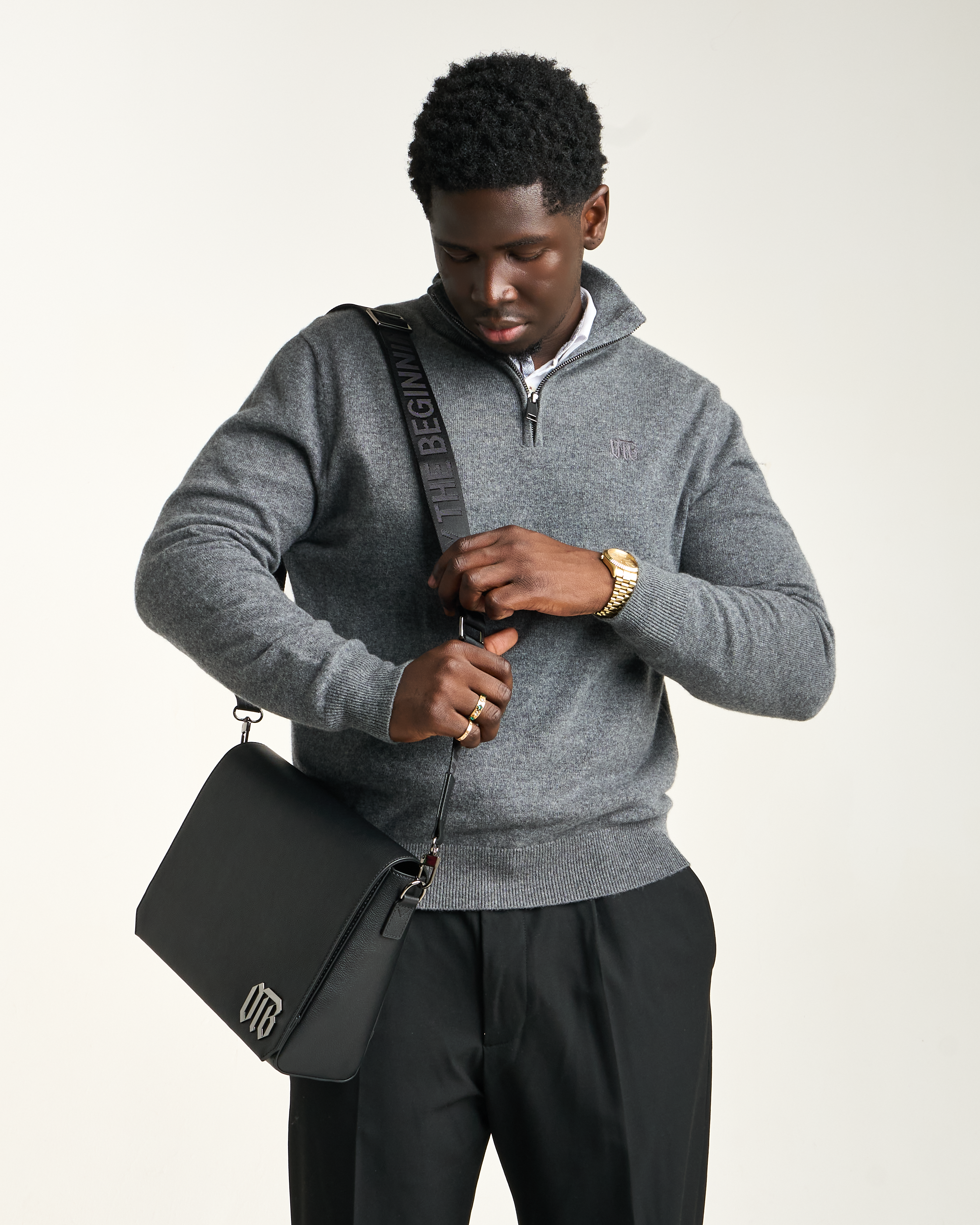 OTB Cashmere Quarter Zip